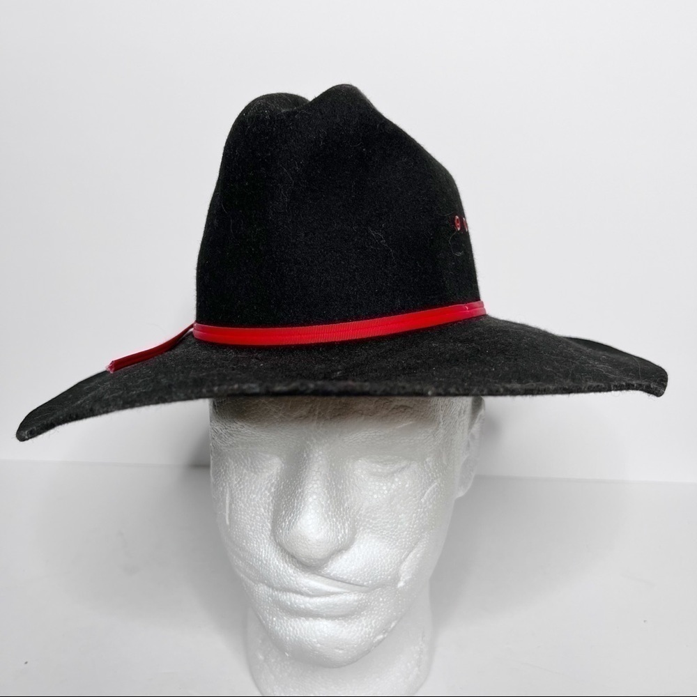Texas Hat Black Cowboy Hat Size Small Youth Made in USA
